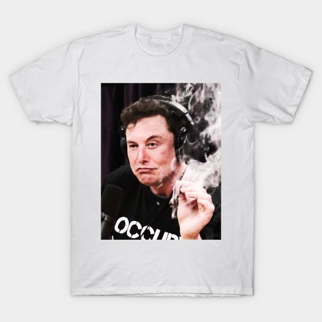 Elon smoking T-Shirt by memestuff